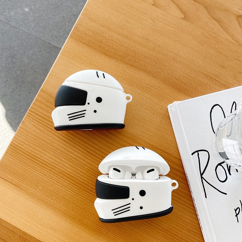 Funda 3D para casco de motocicleta para Airpods 🪖™️