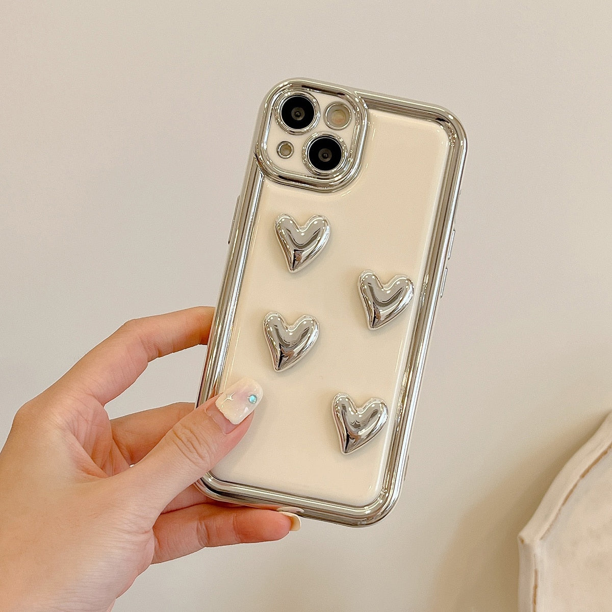 Funda de teléfono 3D de corazón 💖™️