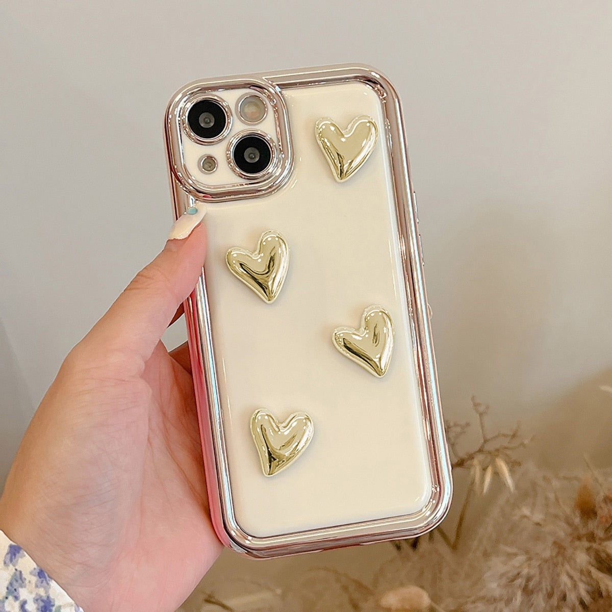 Funda de teléfono 3D de corazón 💖™️