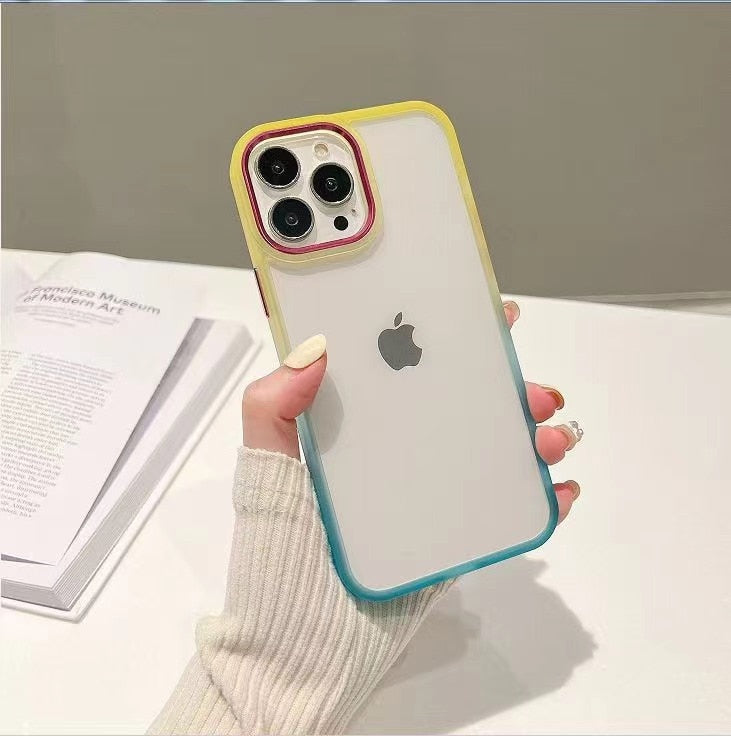 Funda con marco degradado colorido 💗™️