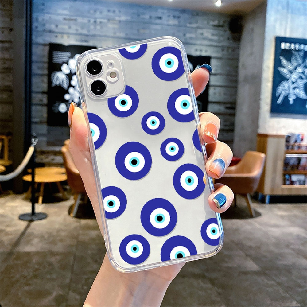 Funda de teléfono con estampado de ojo de la suerte👁️‍🗨️™