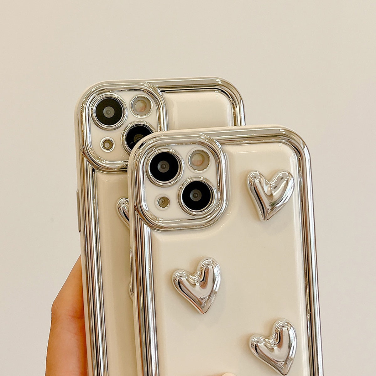 Funda de teléfono 3D de corazón 💖™️