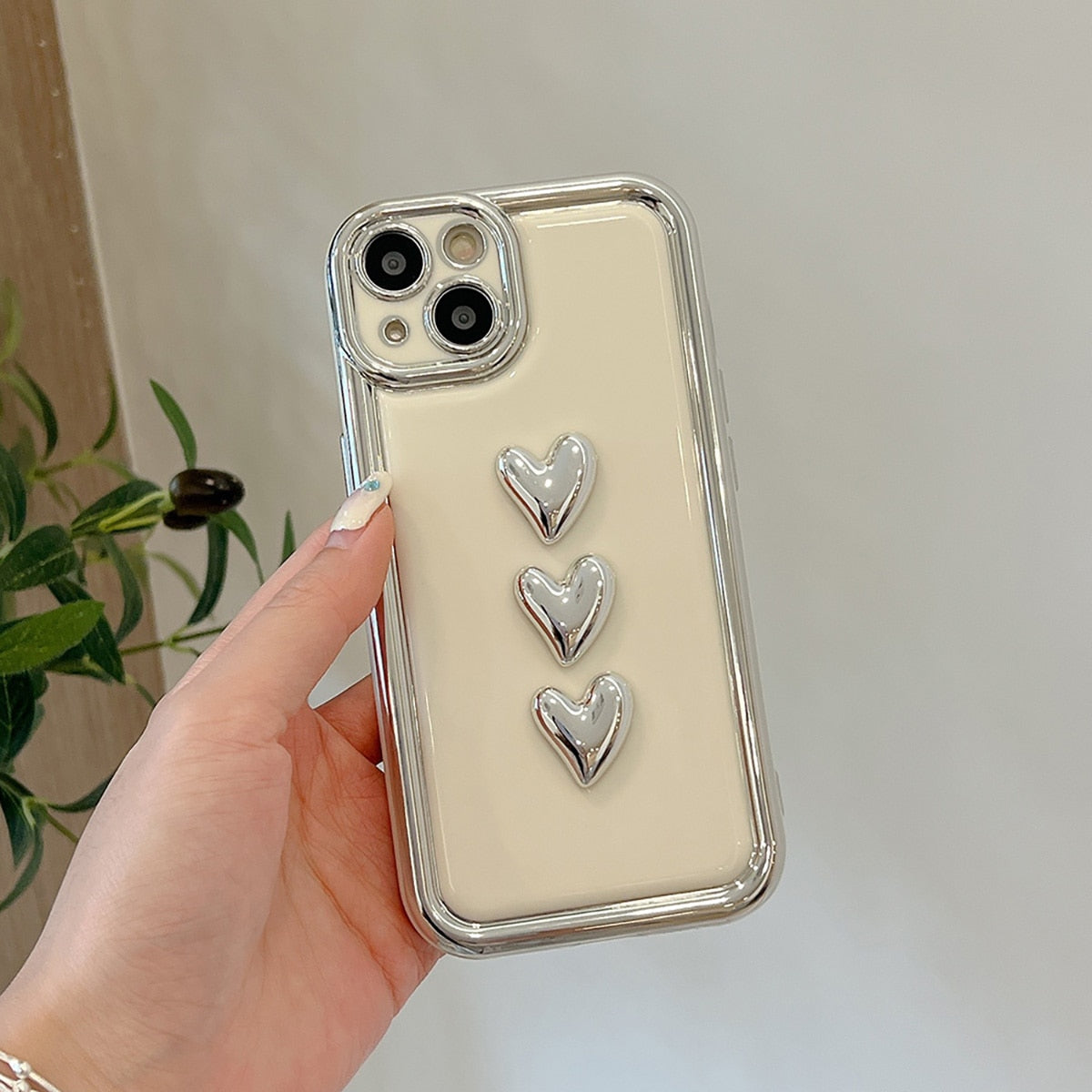 Funda de teléfono 3D de corazón 💖™️