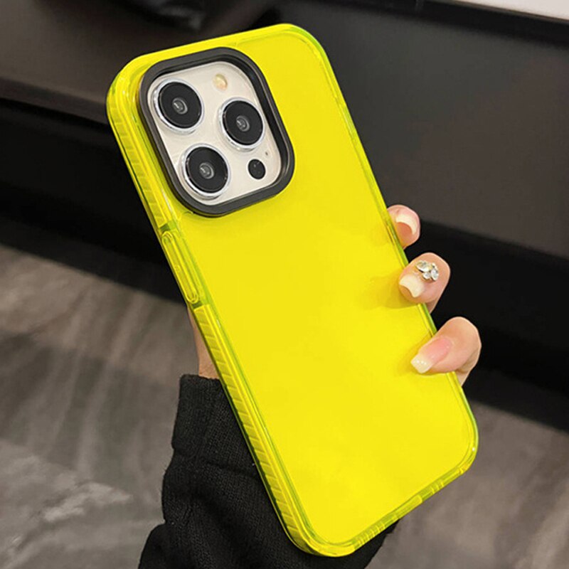 Funda de teléfono de Color fluorescente 🌺™️