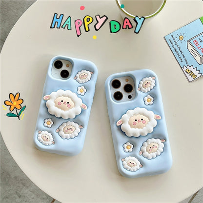 Funda con soporte de oveja para iphone 🐑™️