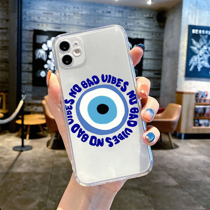 Funda de teléfono con estampado de ojo de la suerte👁️‍🗨️™