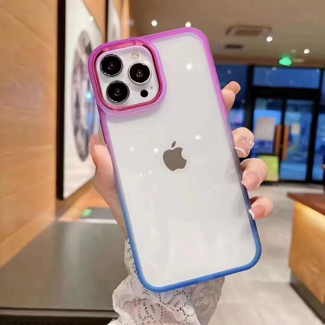 Funda con marco degradado colorido 💗™️