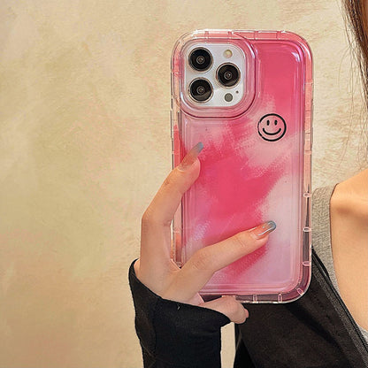 Funda con pintura de sonrisa linda de acuarela😁™