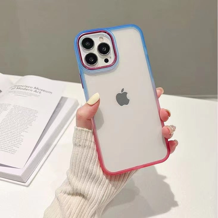 Funda con marco degradado colorido 💗™️