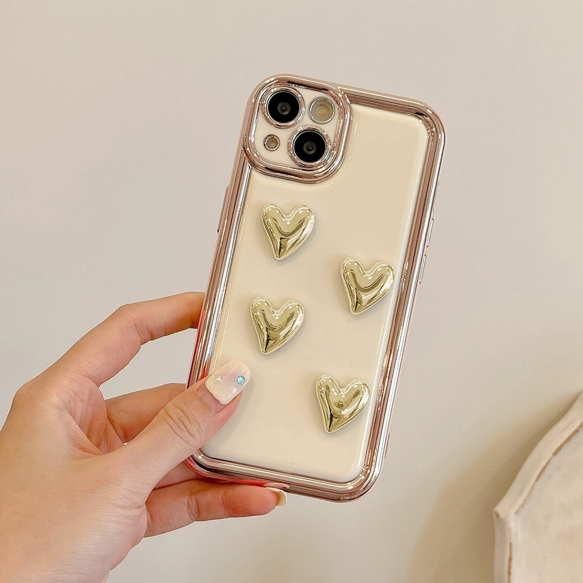 Funda de teléfono 3D de corazón 💖™️