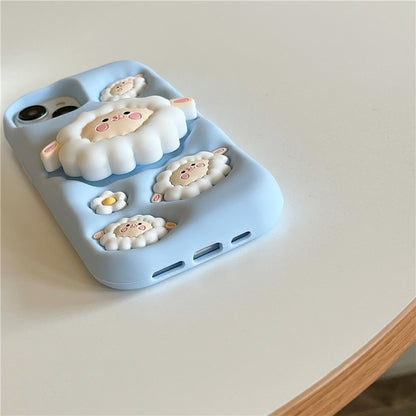 Funda con soporte de oveja para iphone 🐑™️